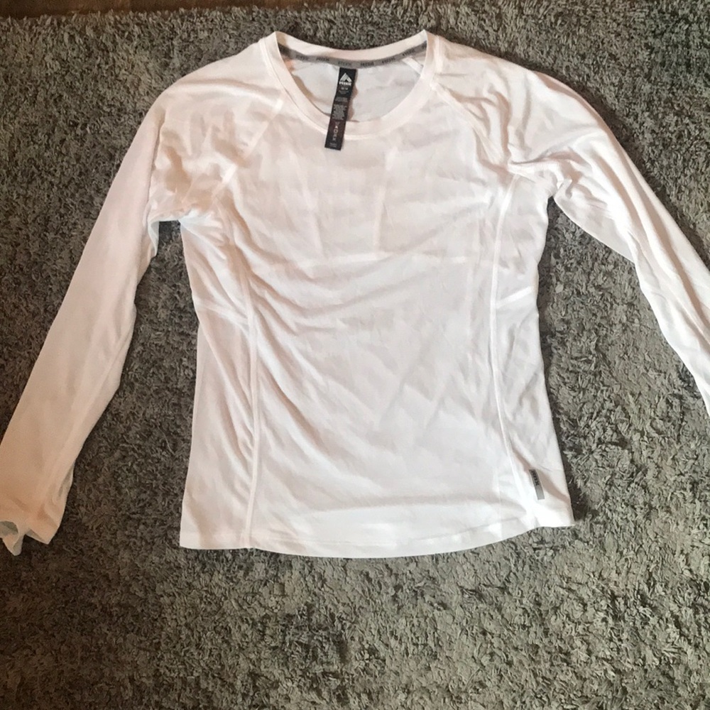 RBX white long sleeve workout shirt